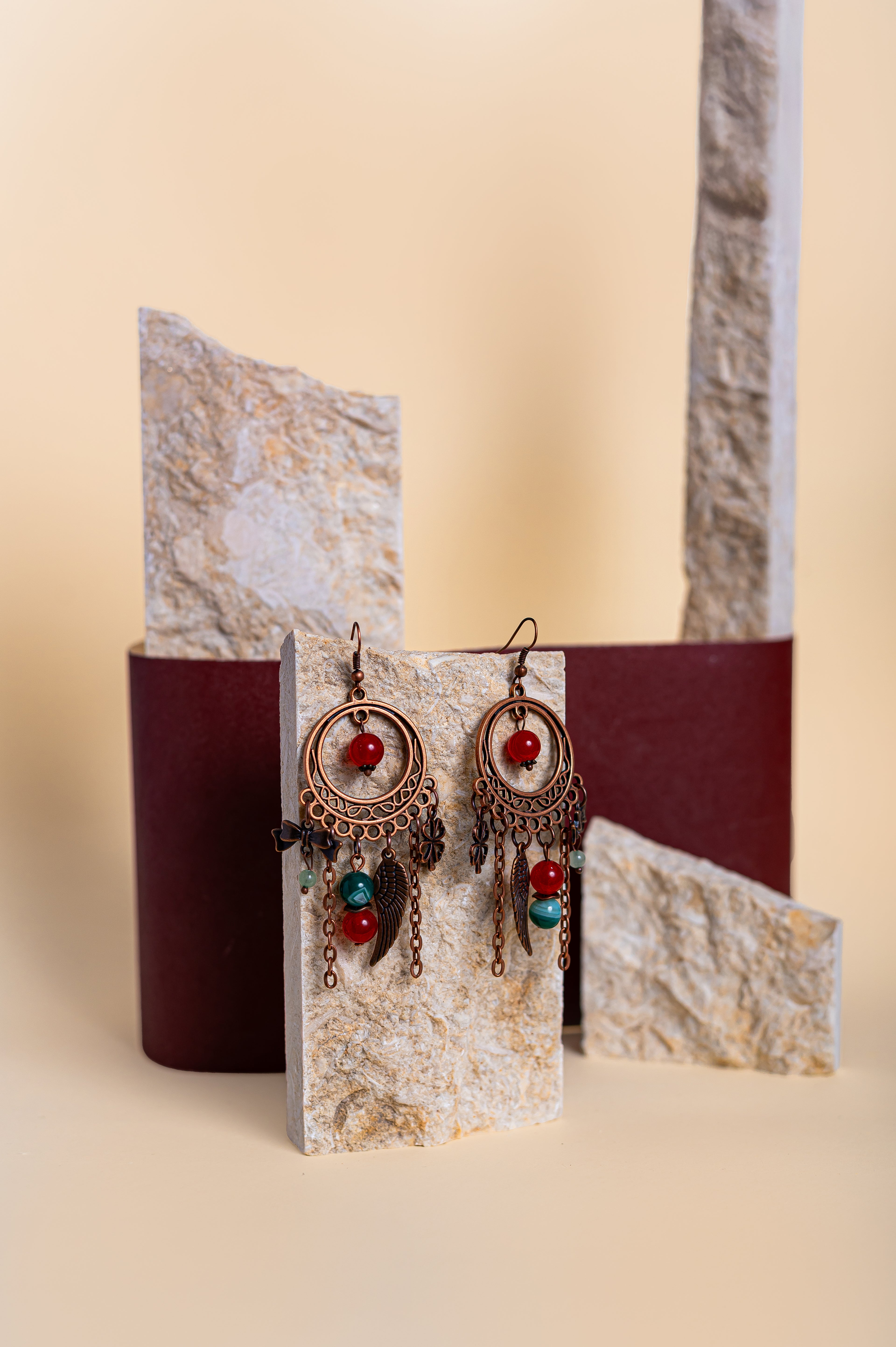 Обеци в стил БОХО