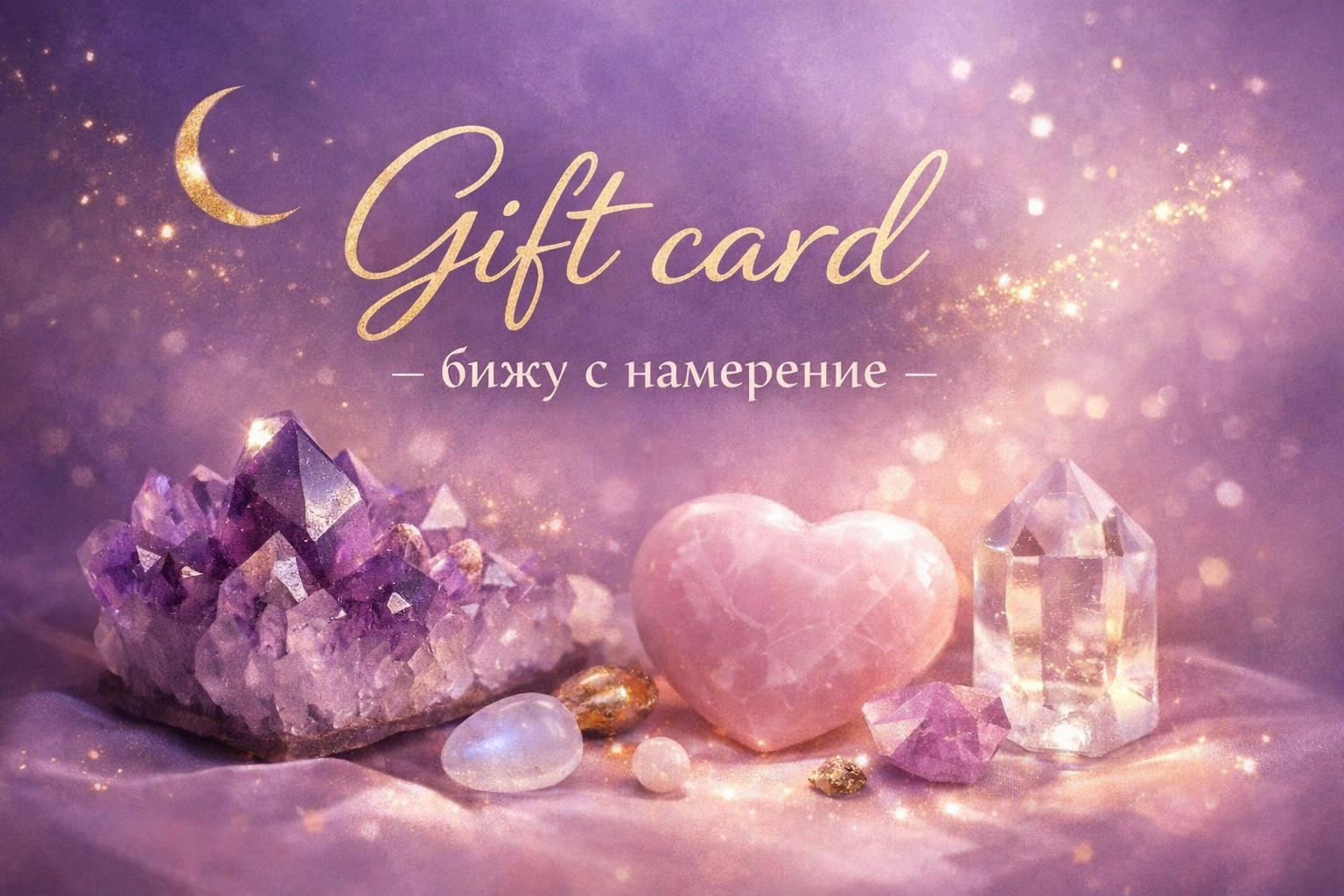 Подаръчна карта – Бижу с намерение